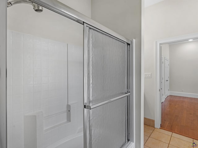 bathroom featuring tile patterned flooring