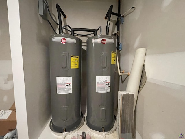 utilities featuring water heater