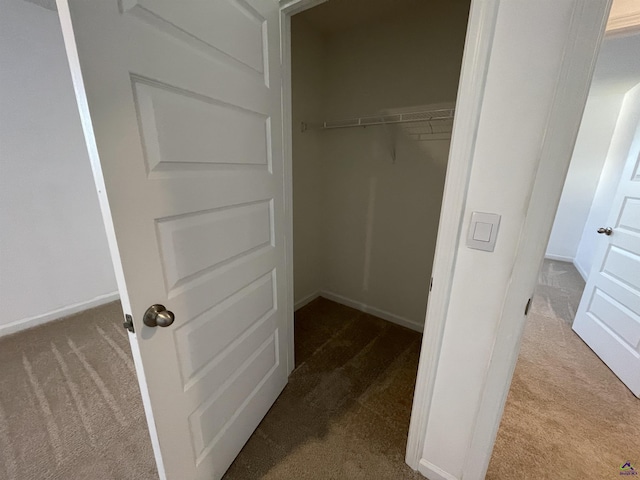 view of closet