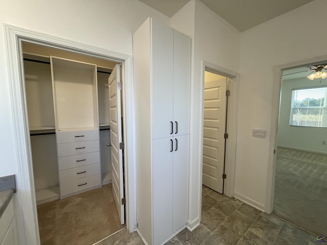 view of closet