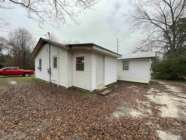 view of property exterior