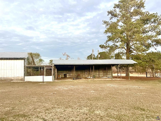 view of outdoor structure