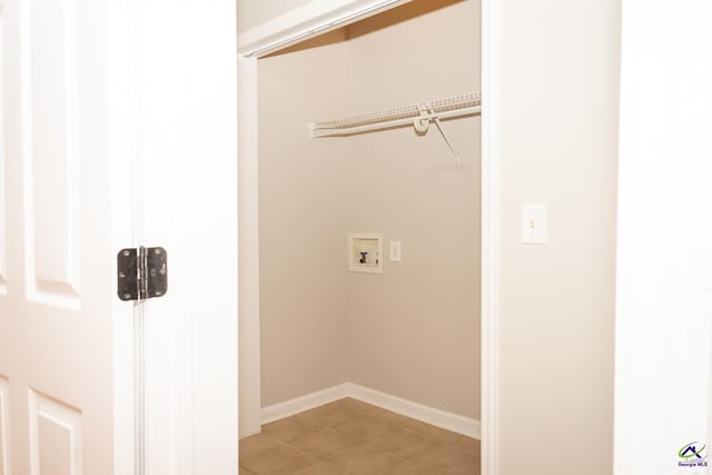 laundry area with hookup for a washing machine