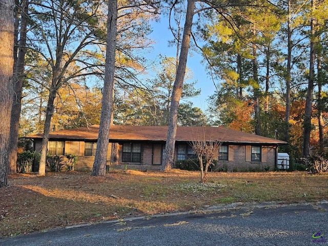 view of ranch-style home