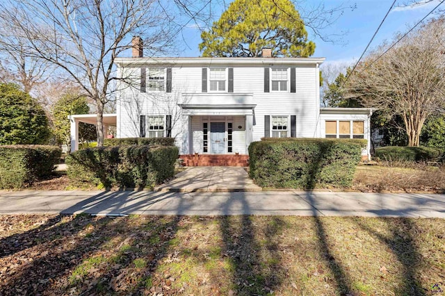 view of front of property