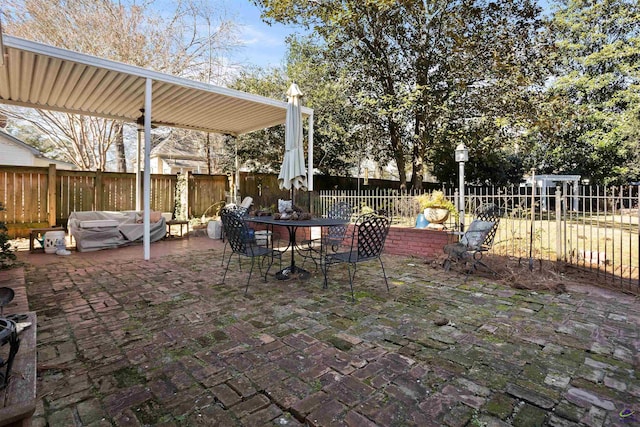 view of patio