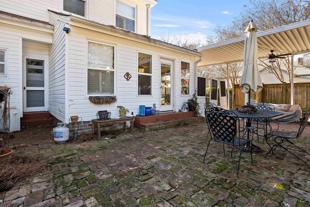 view of patio