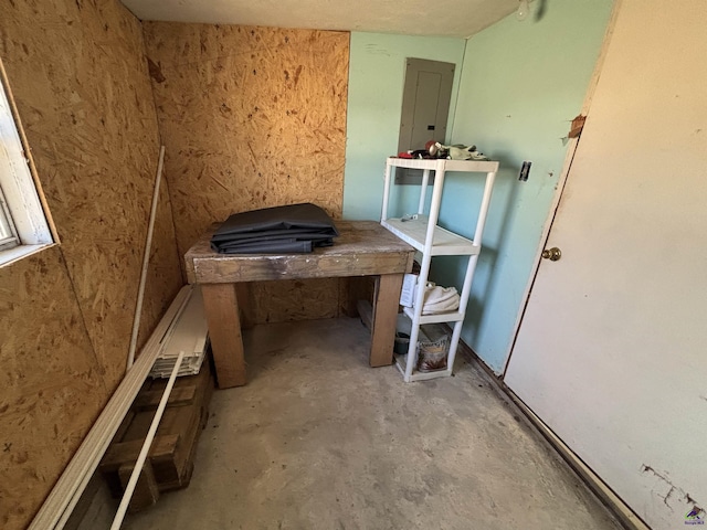 570 Perry Hwy, Hawkinsville, GA 31036 - misc room with electric panel and concrete flooring