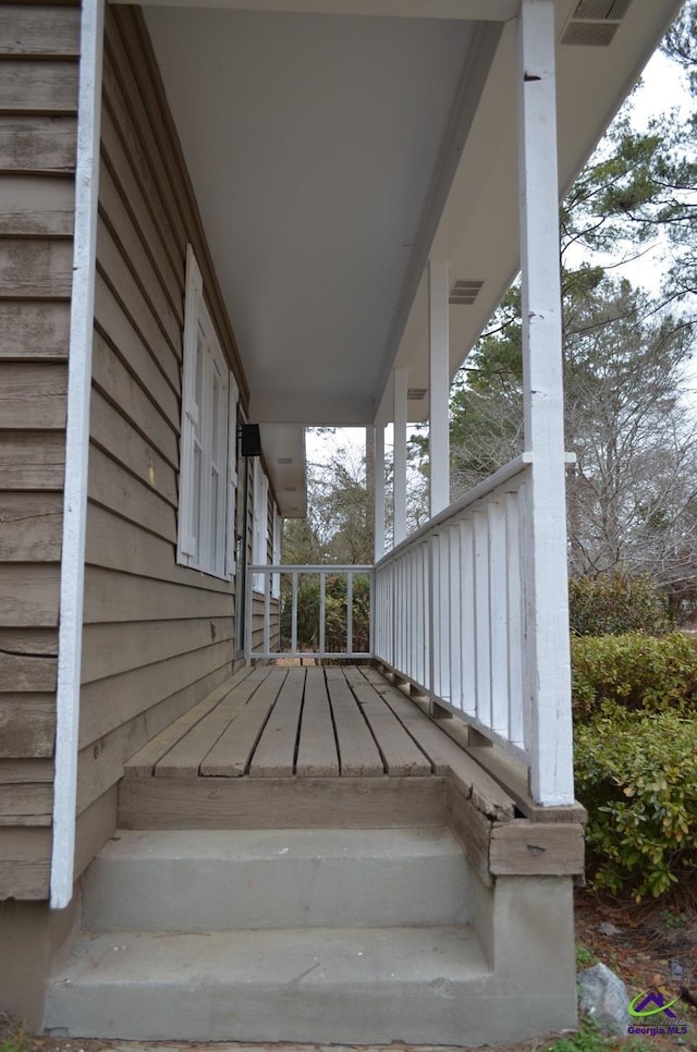 view of staircase