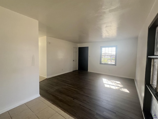 interior space featuring light tile patterned floors