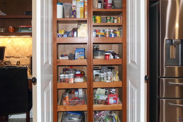 view of pantry