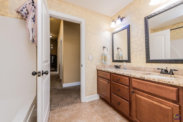 105 Reflection Dr, Bonaire, GA 31005 - bathroom featuring tile patterned flooring and vanity