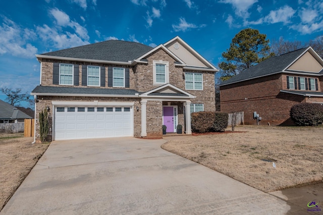 105 Reflection Dr, Bonaire, GA 31005 - view of front of house with a garage