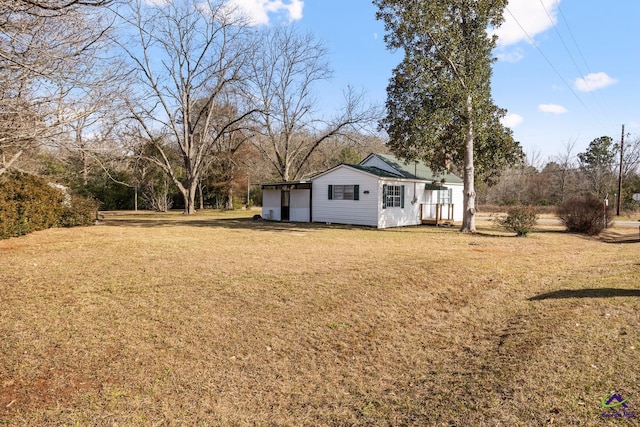 view of yard