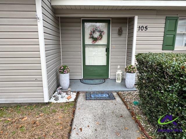 view of entrance to property