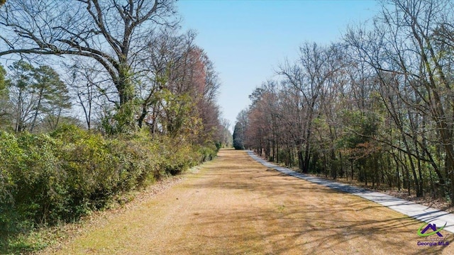 view of road