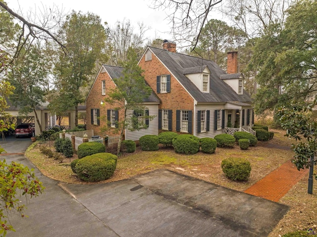 view of cape cod-style house