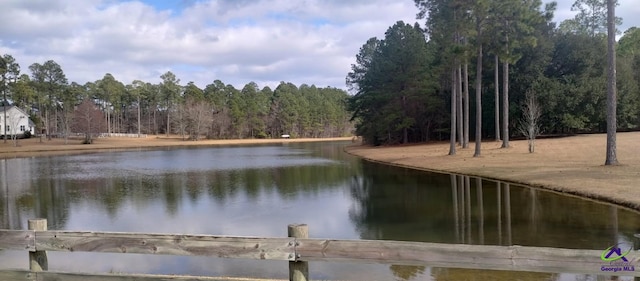 view of water feature