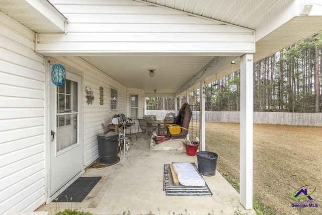 view of patio / terrace