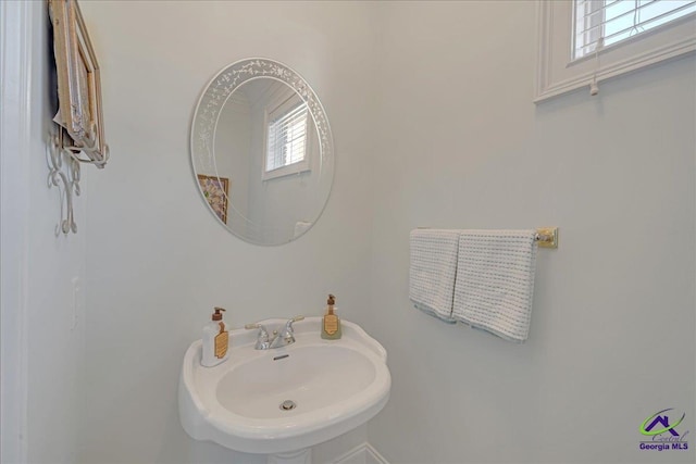 bathroom with sink