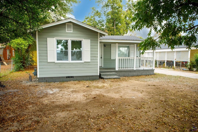 view of front of house with a porch