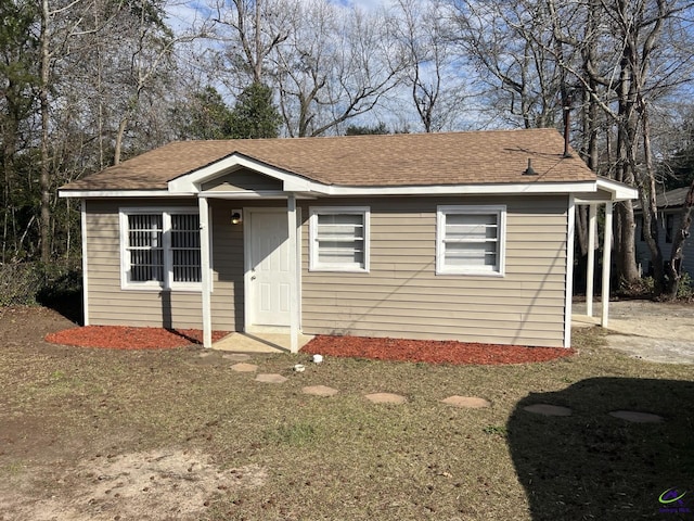 view of front of home