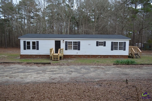 view of manufactured / mobile home