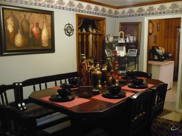 view of dining area