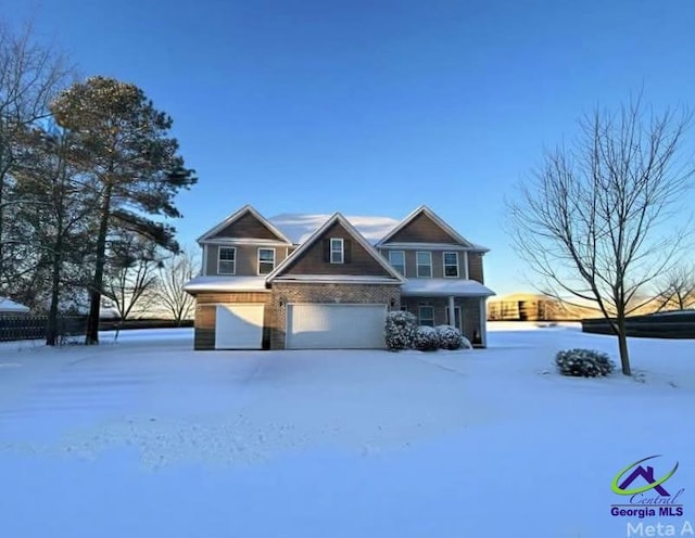 craftsman-style home with an attached garage