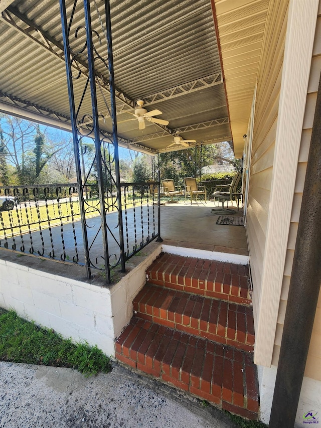 view of patio