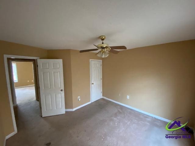 unfurnished bedroom featuring baseboards