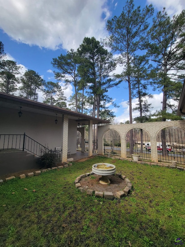 view of yard