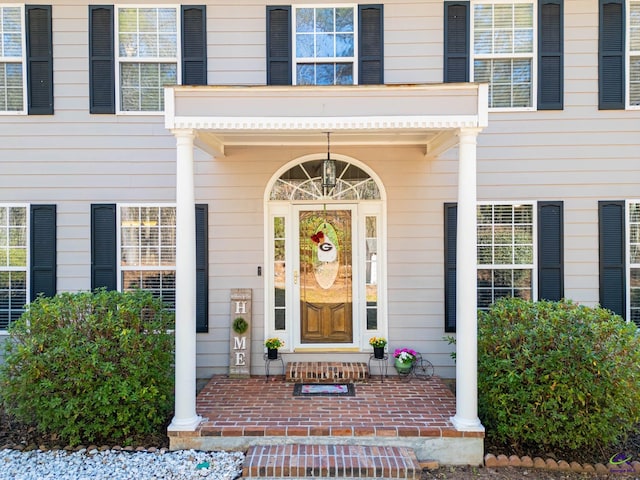 view of property entrance