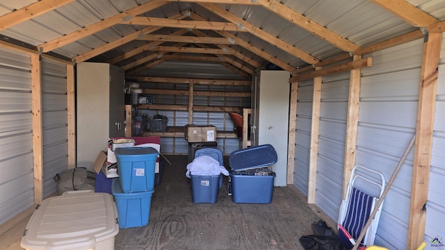 storage room featuring a garage