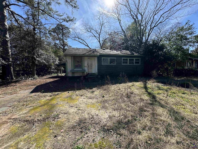 view of front of home