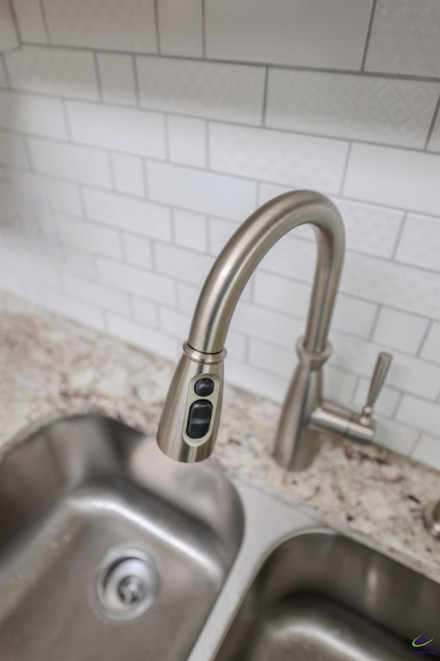 details featuring a sink