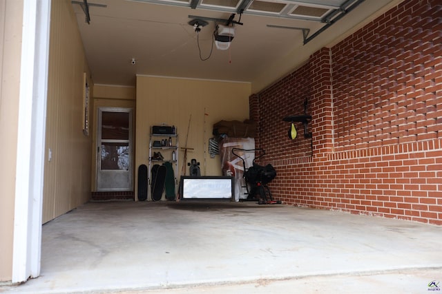 78 Duncan St, Fort Valley, GA 31030 - garage featuring a garage door opener