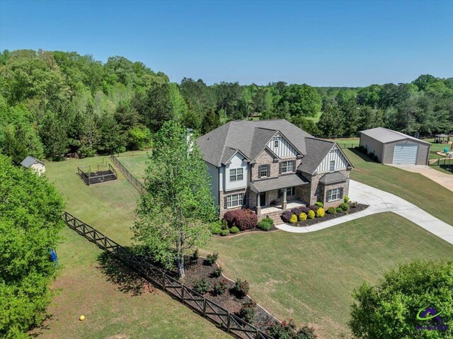 159 Feather Ln, Jackson, GA 30233 - birds eye view of property with a view of trees