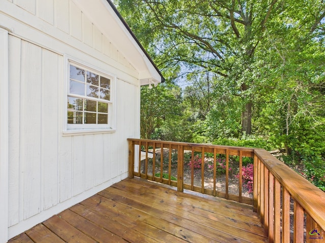view of deck