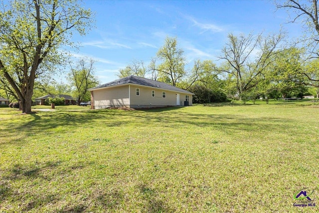 view of yard