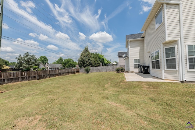 101 Bryce Dr, Warner Robins, GA 31088 - view of yard featuring a patio and a fenced backyard