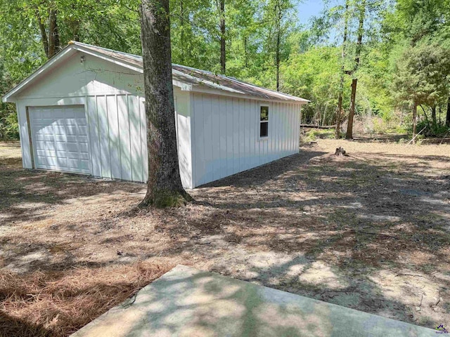 407 Frank Satterfield Rd, Perry, GA 31069 - view of outbuilding with a wooded view