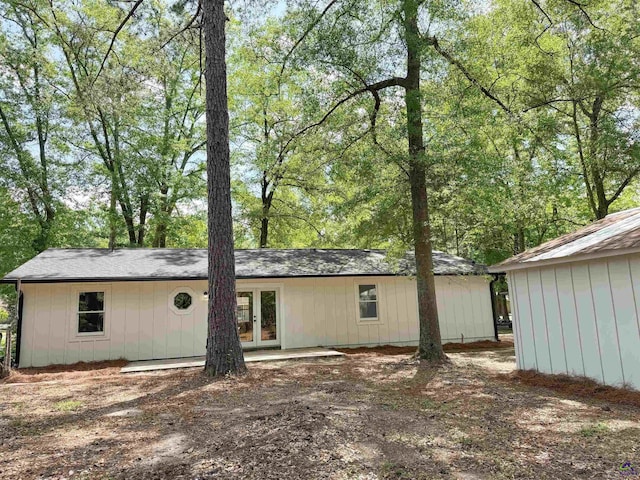 407 Frank Satterfield Rd, Perry, GA 31069 - back of property with french doors