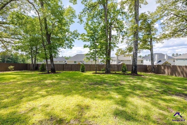 315 Apalachee Way, Bonaire, GA 31005 - view of yard featuring a residential view and a fenced backyard