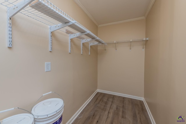 133 Avalon Dr, Warner Robins, GA 31093 - spacious closet featuring wood finished floors