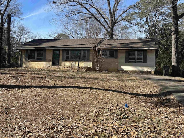 view of ranch-style house