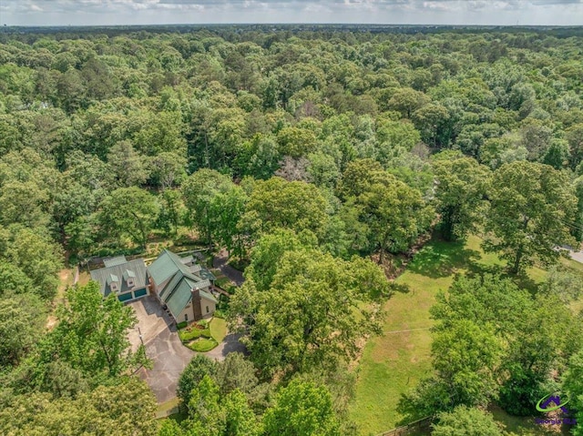 124 Joy Dr, Warner Robins, GA 31088 - birds eye view of property featuring a view of trees