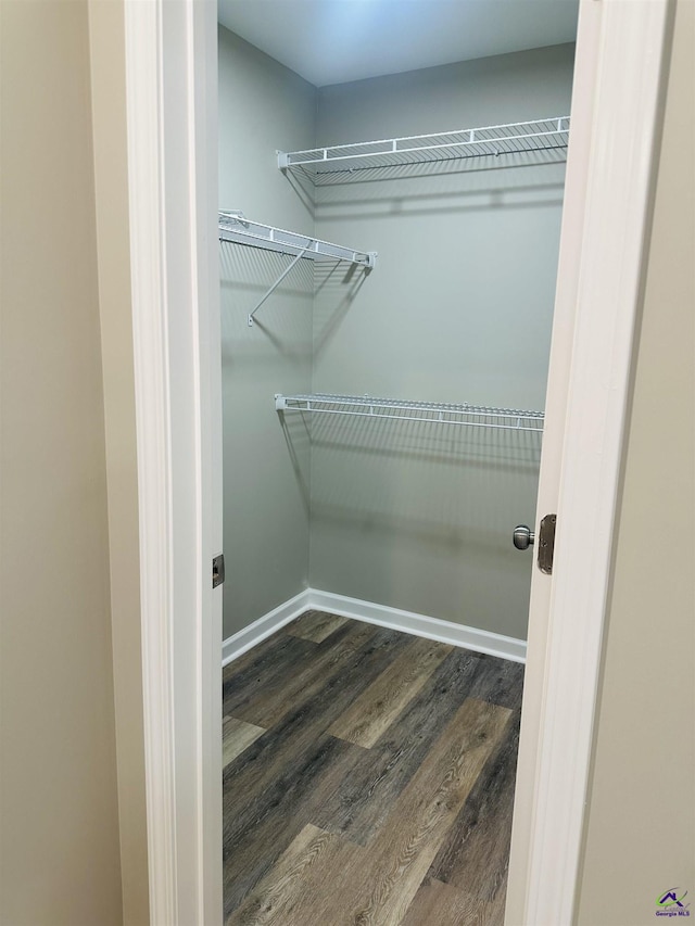 325 Peach Cir, Fort Valley, GA 31030 - walk in closet with wood finished floors
