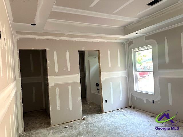 empty room with visible vents