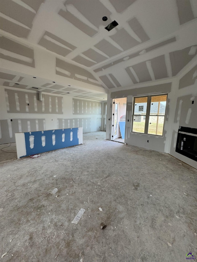 view of unfurnished living room